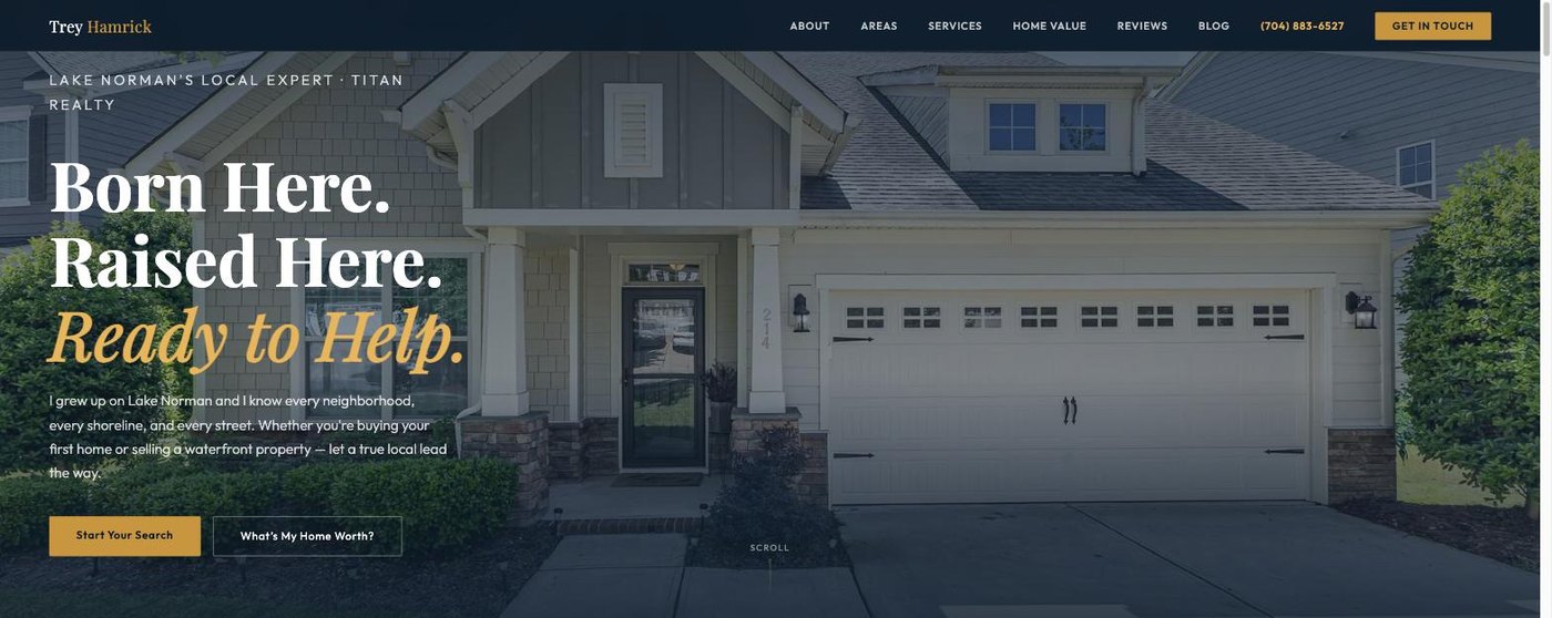 Trey Hamrick, Realtor website